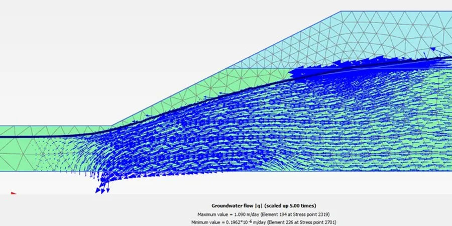 Illustrative image of Slope failure analysis in Melbourne