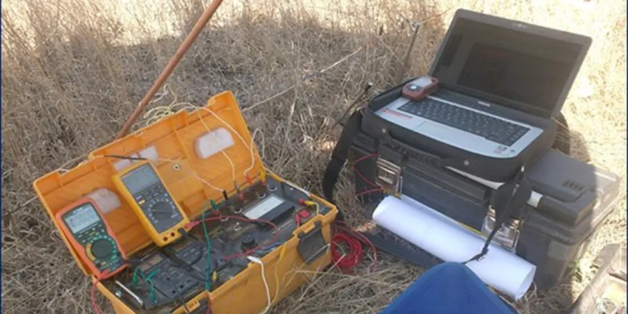 Illustrative image of Electrical resistivity / VES (Vertical Electrical Sounding) in Melbourne
