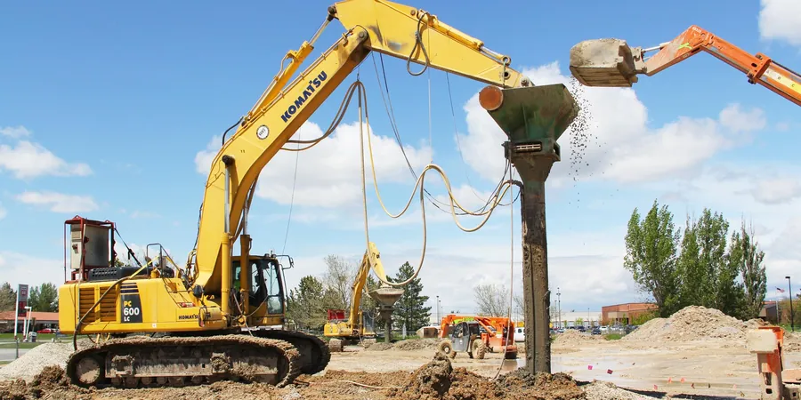 Illustrative image of Vibrocompaction design in Melbourne